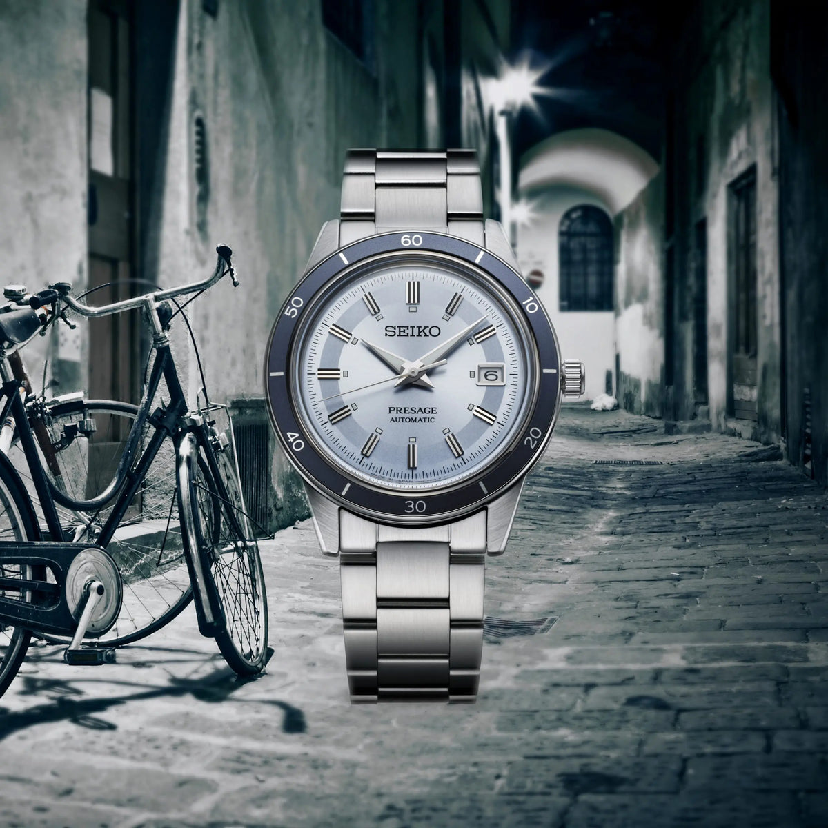 Seiko Presage ‘retro blue’