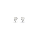 Kit Heath Desire Cherish Precious Pavé Heart Stud Earrings