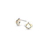 Kit Heath Alicia Golden Petite Stud Earrings