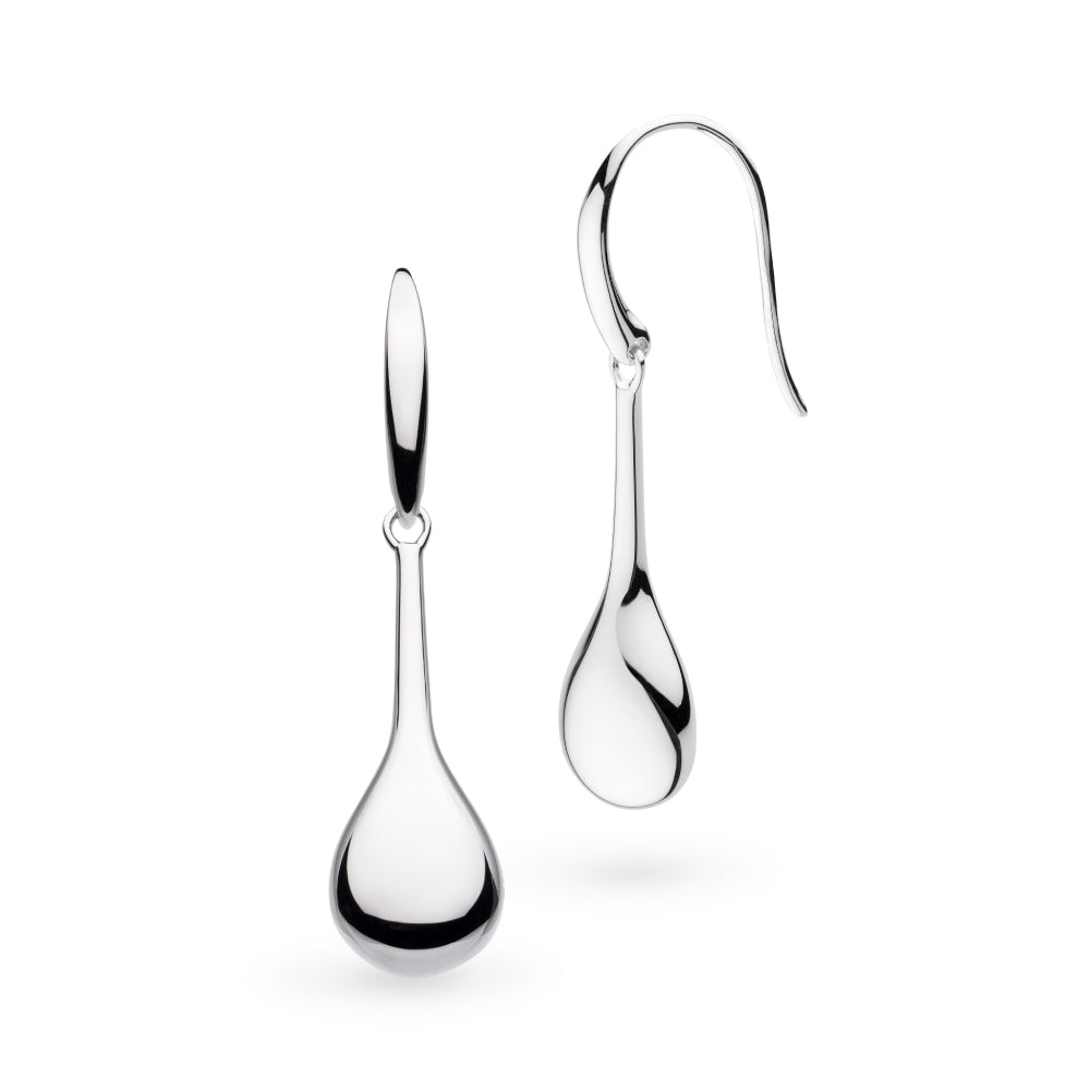 Kit Heath Coast Pebble Smooth Elegant Drop Earrings
