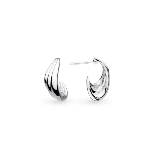Kit Heath Océane Shell Wave Hoop Earrings