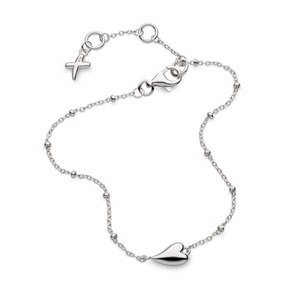 Kit Heath Desire Kiss Mini Heart Ball Chain Bracelet