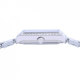 Lorus Ladies Stone Set Silver Tone Bracelet Watch