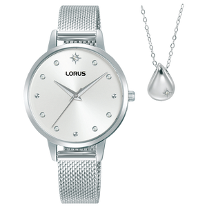 Lorus Women’s Classic Silvertone Twin Gift Set