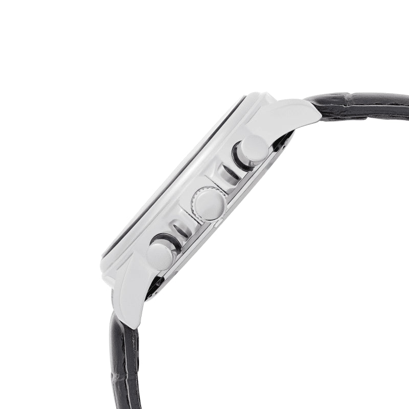 Lorus chronograph gents blue dial strap watch