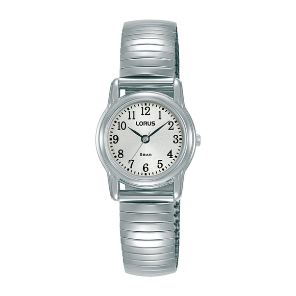 Lorus Ladies Expander S/Steel White Dial Bracelet Watch 