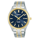 Lorus Men’s Elegant Blue Dial Two-Tone Solar