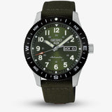 Seiko Mens 5 Sports Field Automatic Green Fabric Strap