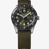 Seiko Mens 5 Sports Field Automatic Green Fabric Strap