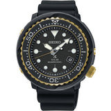 Seiko Prospex Solar Diver's Tuna Date Black Silicone Strap Watch