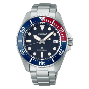 Seiko Prospex Solar Diver’s in Blue-Red-Blue