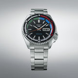Seiko 5 Sports New Regatta Timer Special Edition Retro Colour Automatic Black Dial Watch