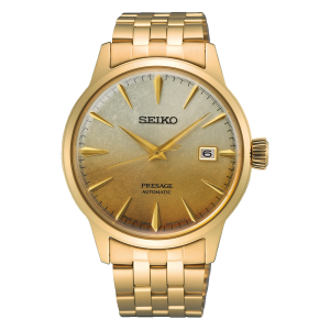 Seiko ‘Beer Julep’ Presage Cocktail Time Gents G/P Bracelet Watch