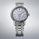 Seiko Presage Style 60s in Silvery Violet S/Steel Bracelet Watch