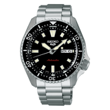 Seiko 5 Sports SKX Redux in Kuro Black S/Steel Bracelet Watch