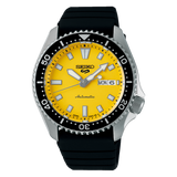 Seiko 5 Sports SKX Redux in Ki-iro Yellow With Silicone Strap