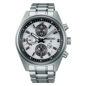 Seiko Prospex GPS Solar Chronograph Speedtimer in White Silver