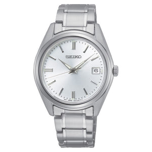 Seiko Quartz Silver Dial Stainless Steel Gent's Bracelet Watch
