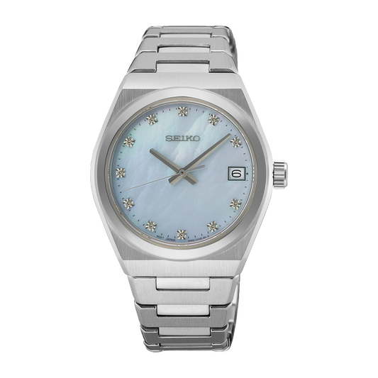 Seiko Quartz With Blue Mother of Pearl
