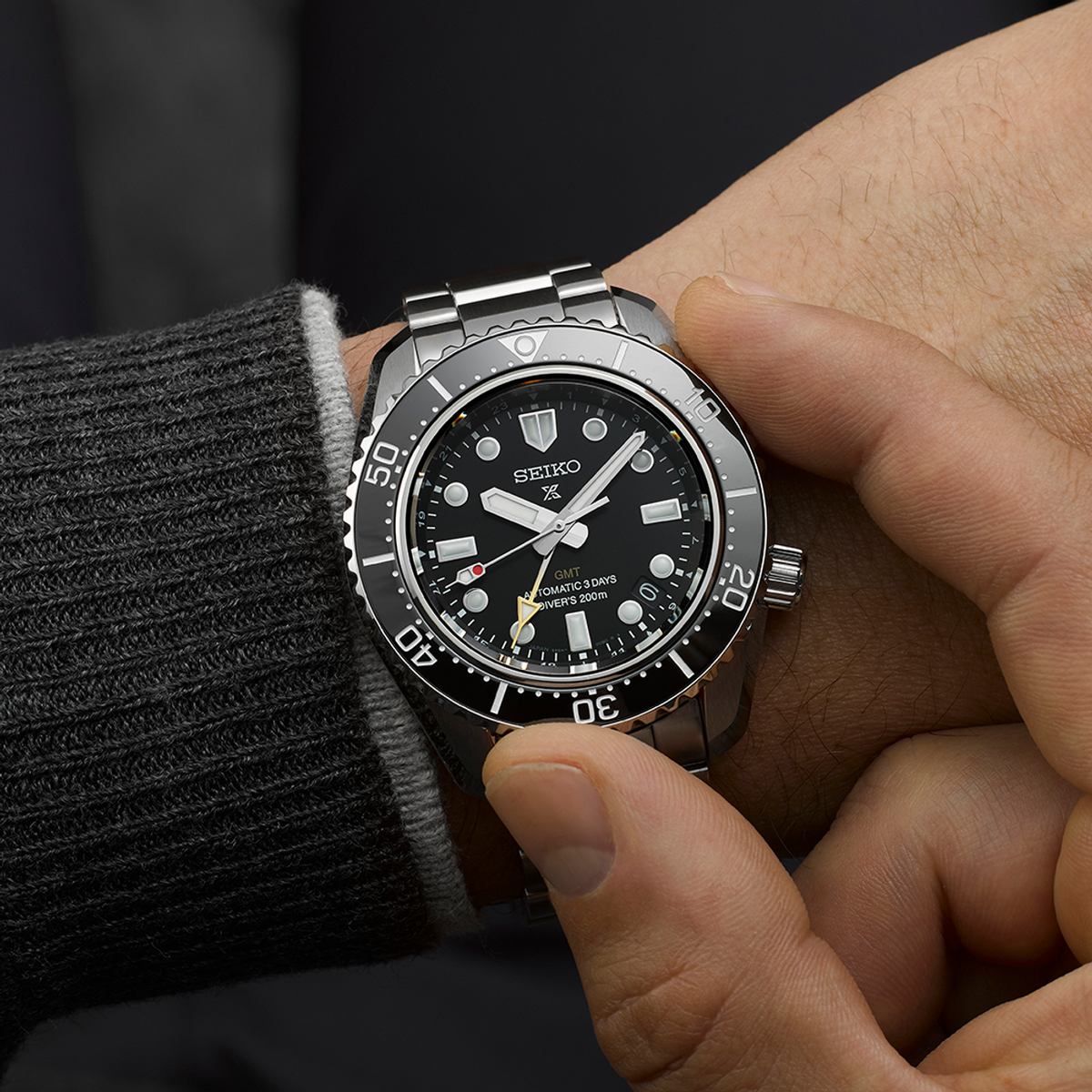 Seiko Prospex 1968 Reissue GMT Dark Depths Sapphire Automatic Diver's ...