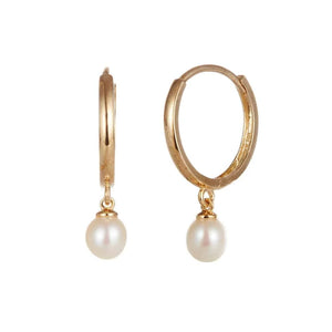 Jersey Pearl Sirene Hoop Earrings