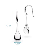 Coast Pebble Smooth Elegant Drop Earrings