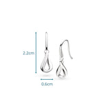 Kit Heath Serenity Loop Dainty Drop Earrings