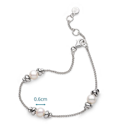 Kit Heath Coast Tumble Pearl Station Bracelet