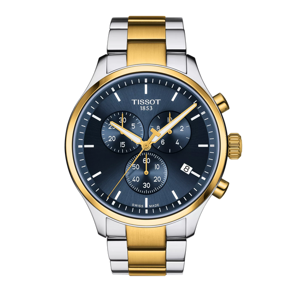 Tissot Gents Chrono XL Classic 2 Tone Bracelet Watch