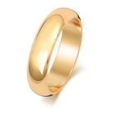 9ct Yellow Gold 5mm D Shape Wedding Ring