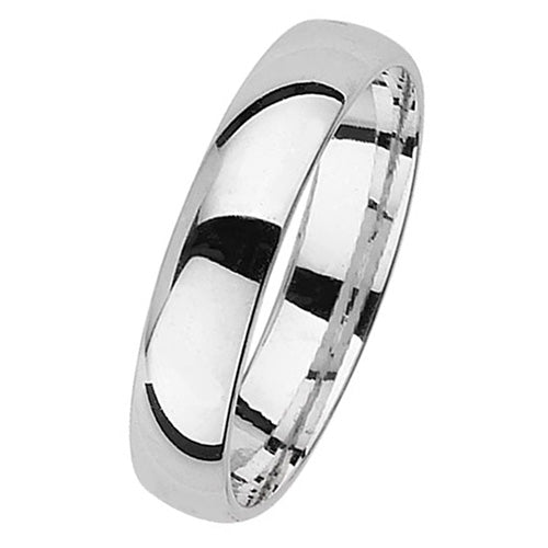 Silver Traditional Court 4mm Wedding Ring