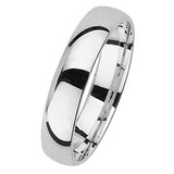 Silver Traditional Court 4mm Wedding Ring
