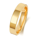 9ct Yellow  Gold 6mm Flat Court Wedding Ring