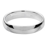 Silver Traditional Court 4mm Wedding Ring