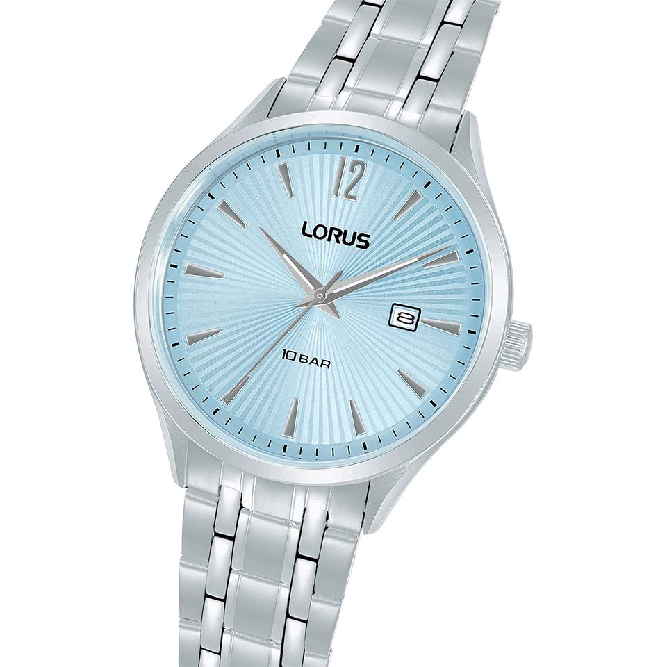 Lorus Light Blue Dial Bracelet Watch
