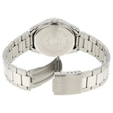 Casio Analogue Green Dial Stainless Steel Bracelet Watch