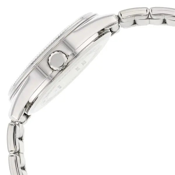 Casio Analogue Green Dial Stainless Steel Bracelet Watch