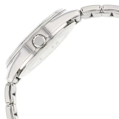 Casio Analogue Green Dial Stainless Steel Bracelet Watch
