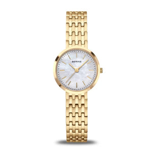 Bering Classic | polished gold | Ladies Bracelet Watch