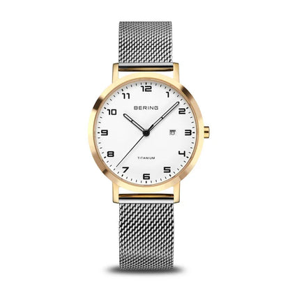 Bering Ladies Titanium | polished/brushed gold