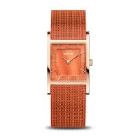 Bering Ladies Classic | polished rose gold | Mesh Bracelet
