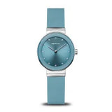 Bering Ladies Classic | polished silver | Blue Strap Watch