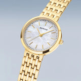 Bering Classic | polished gold | Ladies Bracelet Watch