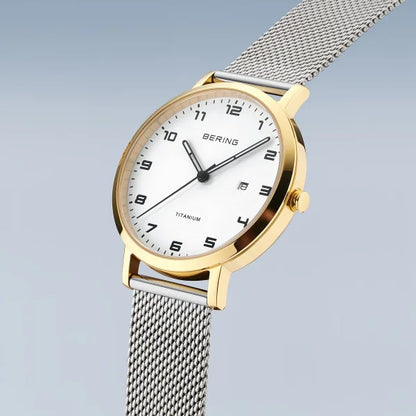 Bering Ladies Titanium | polished/brushed gold