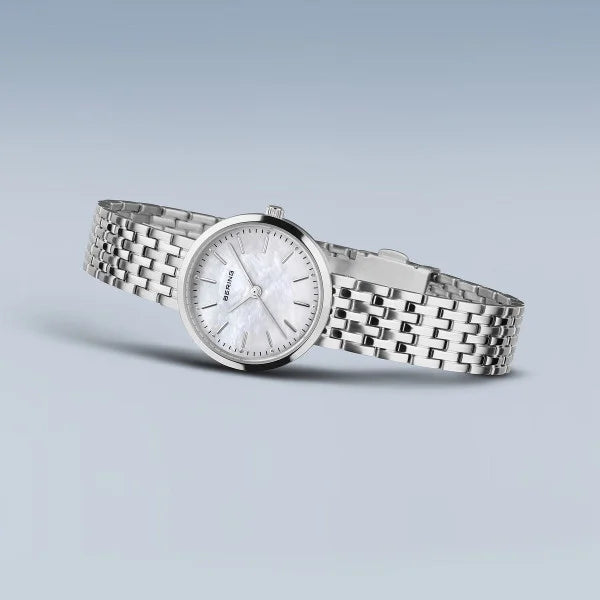 Bering Classic | polished silver | Ladies Bracelet Watch