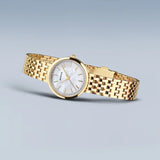 Bering Classic | polished gold | Ladies Bracelet Watch