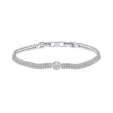 Diamonfire Double Row Fine Tennis Bracelet