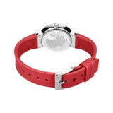 Bering Ladies Classic | polished silver | Red Strap Watch