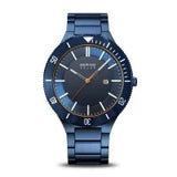 Bering Gents Solar | polished/brushed blue