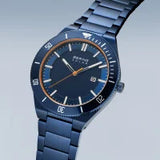 Bering Gents Solar | polished/brushed blue